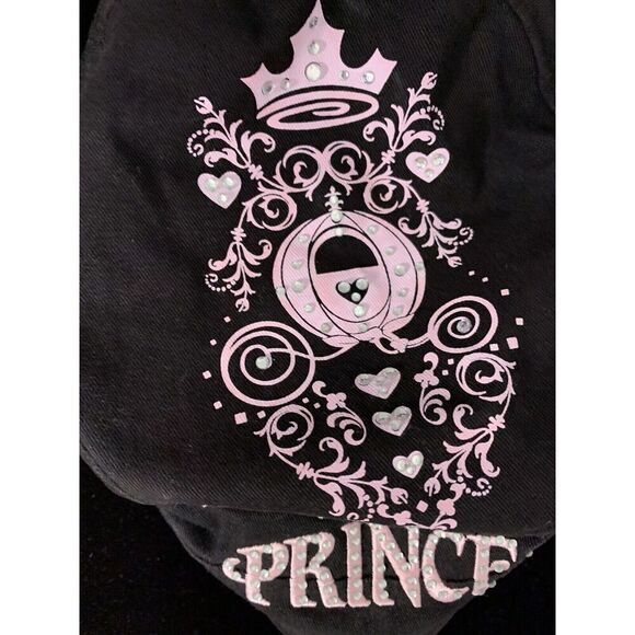 Disney Princess Pink Embroidered Bejeweled and Distressed Women's Hat Cap - Picture 4 of 7